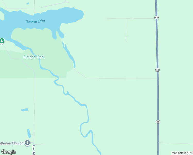 map of restaurants, bars, coffee shops, grocery stores, and more near 6580 Kensa Road in Posen