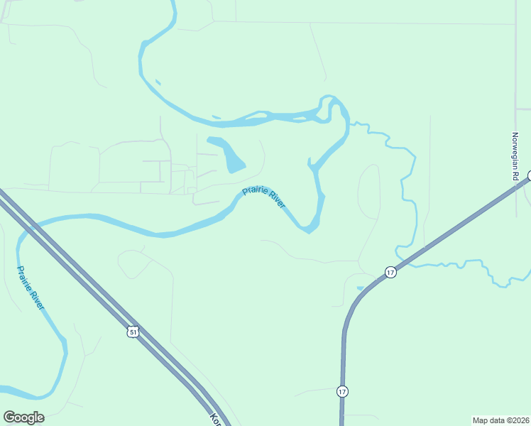 map of restaurants, bars, coffee shops, grocery stores, and more near W4396 Russell Court in Merrill