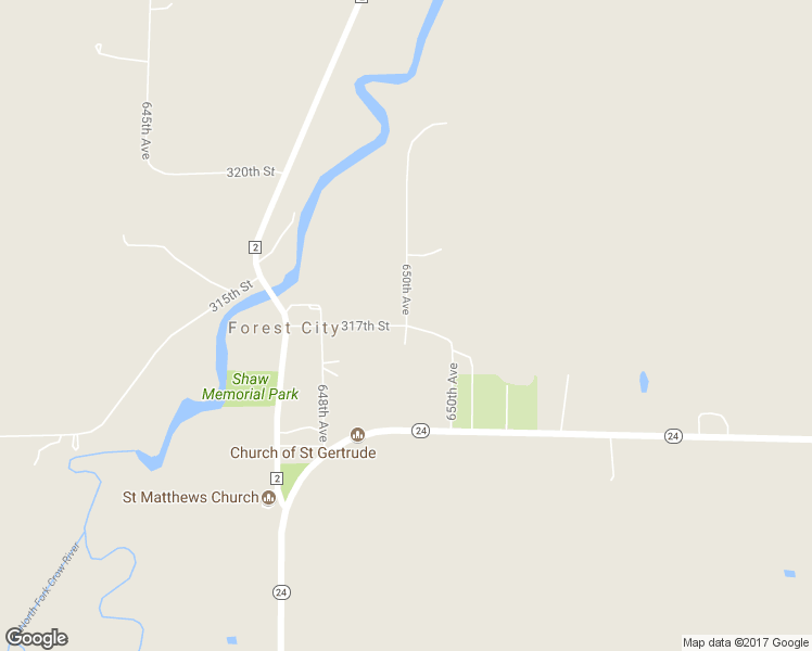 map of restaurants, bars, coffee shops, grocery stores, and more near 64988 317th Street in Litchfield