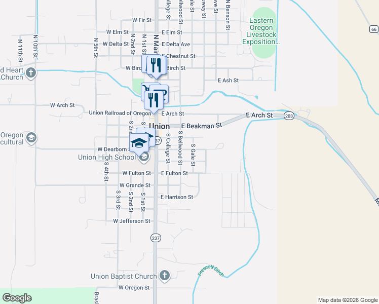 map of restaurants, bars, coffee shops, grocery stores, and more near 362 East Dearborn Street in Union