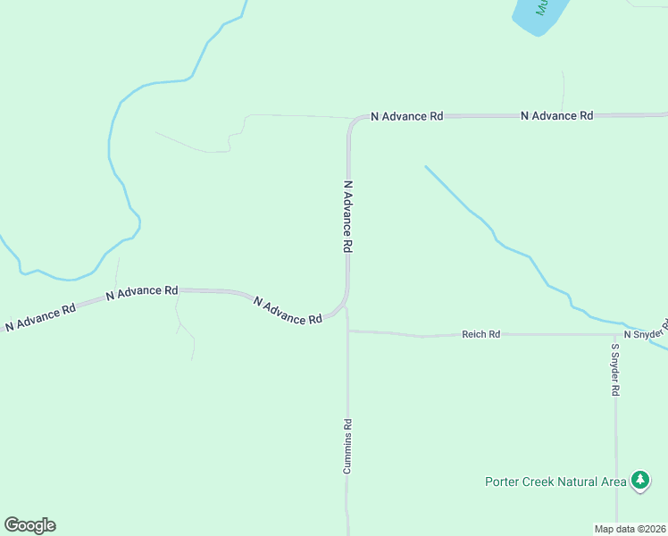 map of restaurants, bars, coffee shops, grocery stores, and more near 480-684 North Advance Road in Boyne City