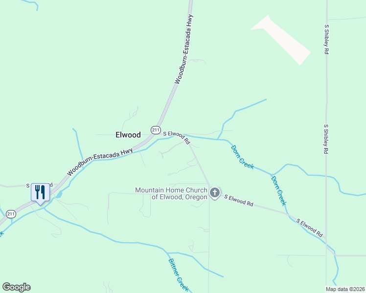 map of restaurants, bars, coffee shops, grocery stores, and more near 24382 South Elwood Road in Colton