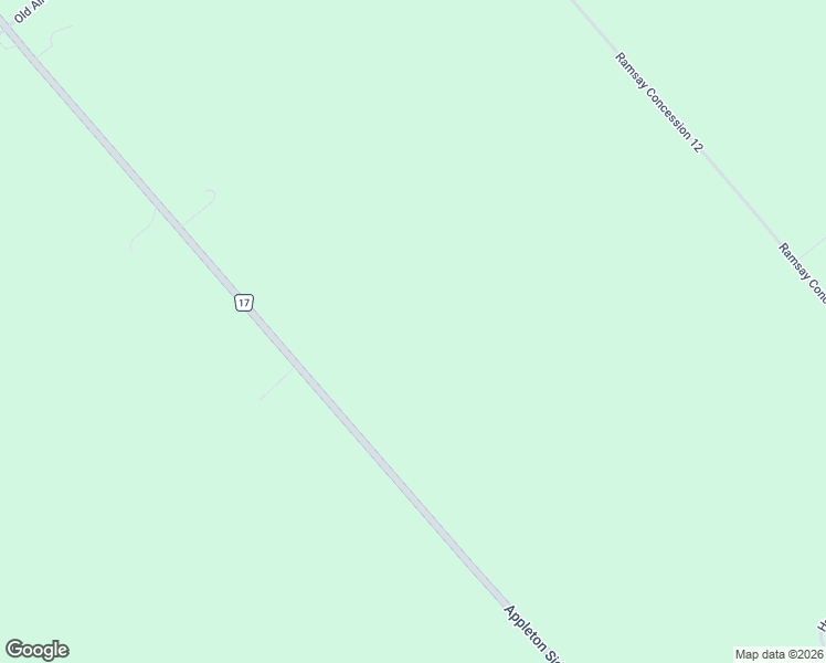 map of restaurants, bars, coffee shops, grocery stores, and more near 4626 Lanark County Road 17 in Mississippi Mills