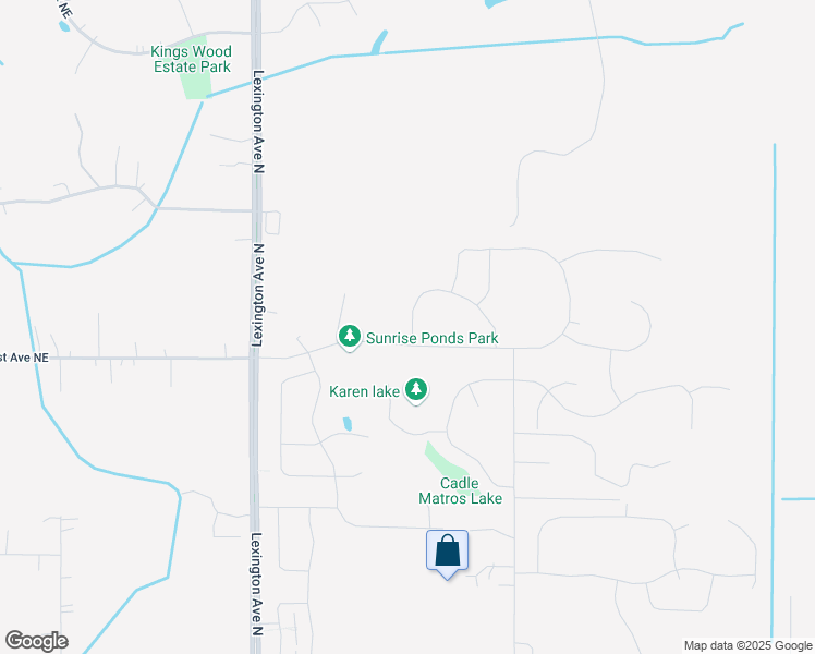 map of restaurants, bars, coffee shops, grocery stores, and more near 13110 ISETTA CIR NE in Blaine