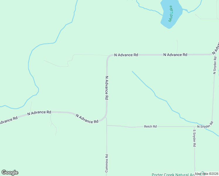 map of restaurants, bars, coffee shops, grocery stores, and more near 480 North Advance Road in Boyne City