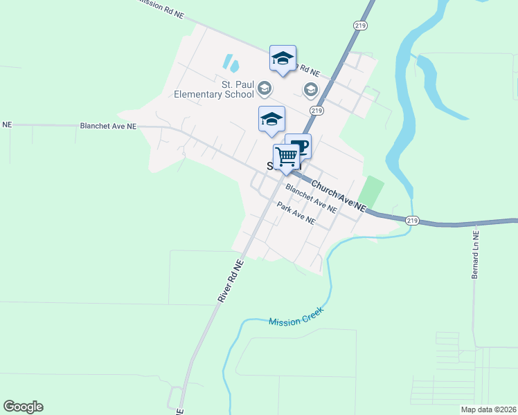 map of restaurants, bars, coffee shops, grocery stores, and more near 20129 Main Street in Saint Paul