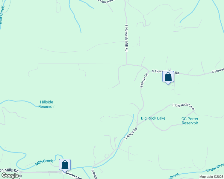 map of restaurants, bars, coffee shops, grocery stores, and more near 15280 South Howards Mill Road in Mulino