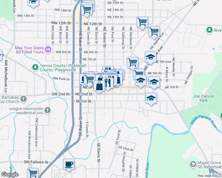 237 Northeast Ford Street, McMinnville OR Walk Score