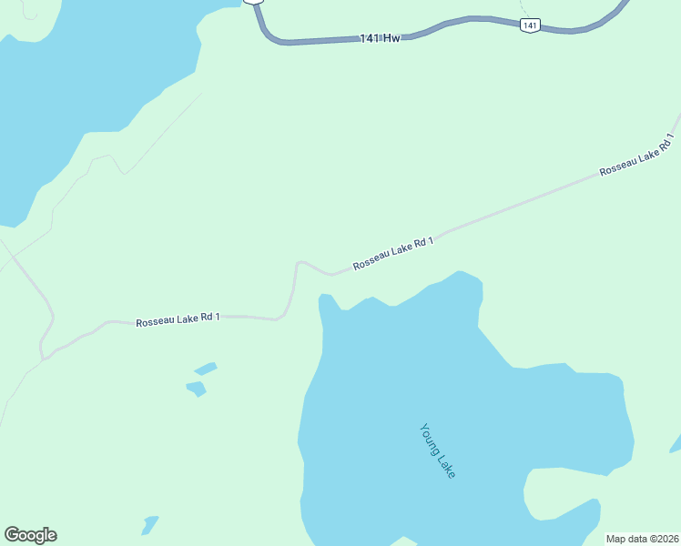 map of restaurants, bars, coffee shops, grocery stores, and more near Rosseau Lake Road 1 in Muskoka Lakes