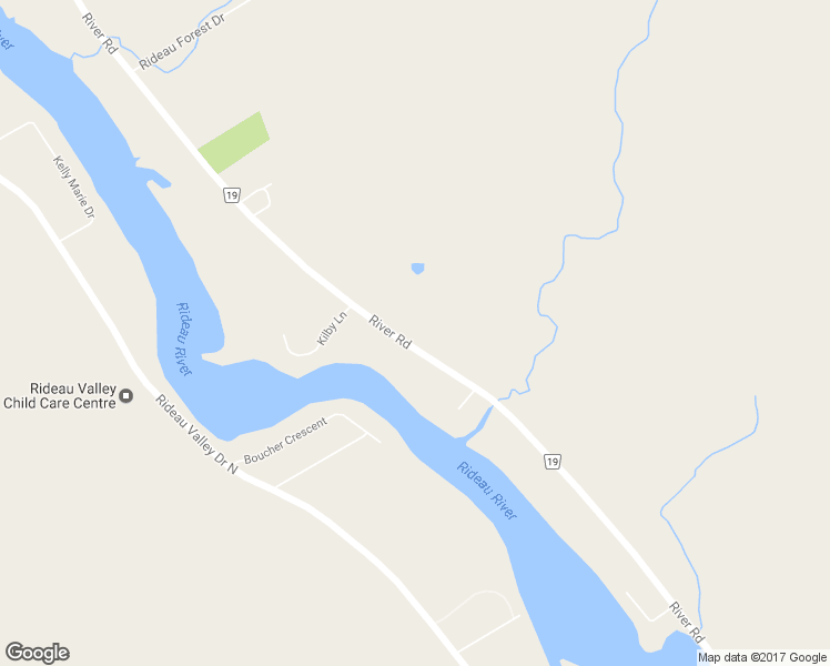 map of restaurants, bars, coffee shops, grocery stores, and more near 1627 River Road in Ottawa