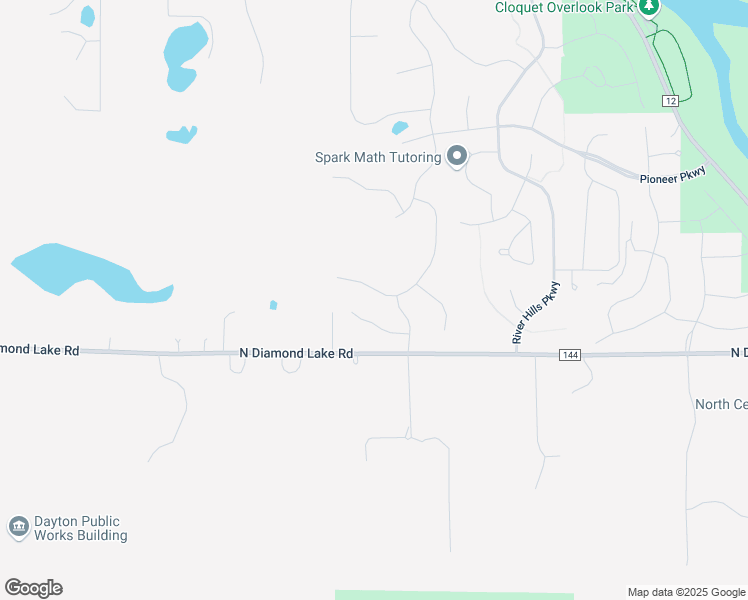 map of restaurants, bars, coffee shops, grocery stores, and more near 14305 Kingsview Lane North in Dayton
