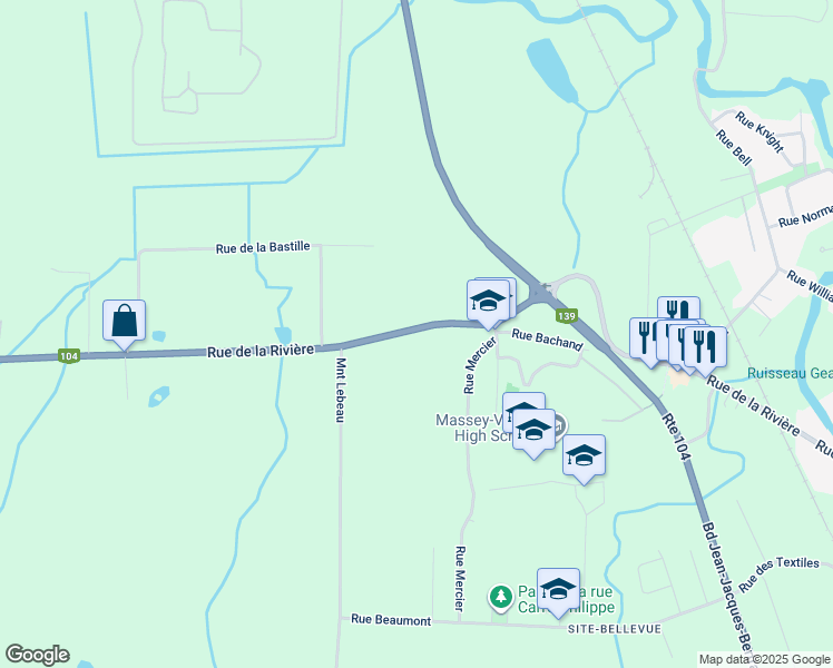 457 Rue de la Rivière, Cowansville QC Walk Score