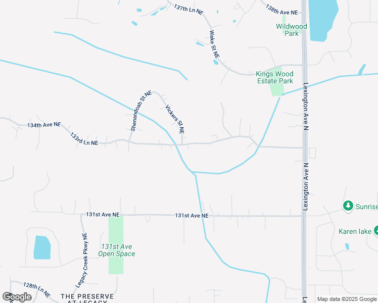 map of restaurants, bars, coffee shops, grocery stores, and more near 3814 133rd Lane Northeast in Ham Lake