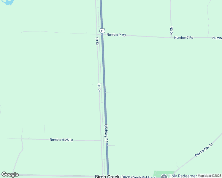 map of restaurants, bars, coffee shops, grocery stores, and more near N2758 U.S. 41 in Menominee