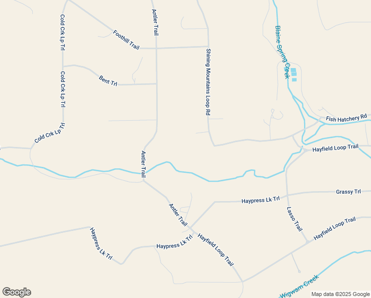 map of restaurants, bars, coffee shops, grocery stores, and more near 368 Shining Mountains Loop Road in Ennis