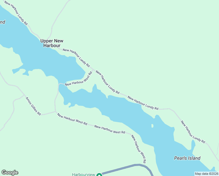 map of restaurants, bars, coffee shops, grocery stores, and more near 1095 New Harbour Lundy Road in Larrys River