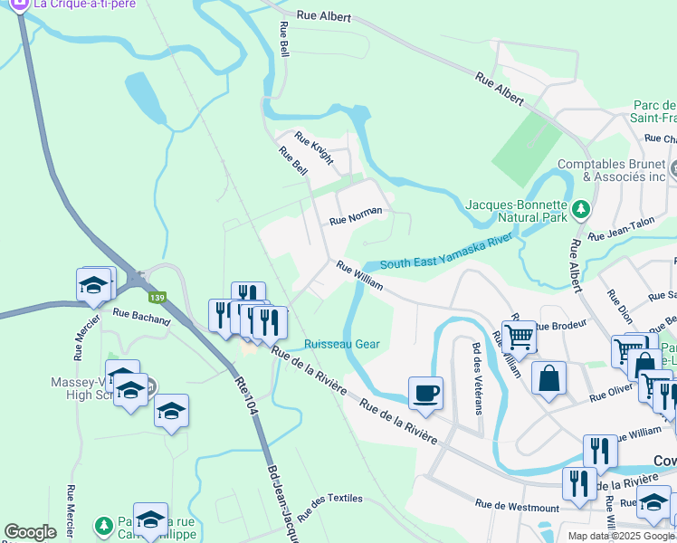 307 Rue William, Cowansville QC Walk Score