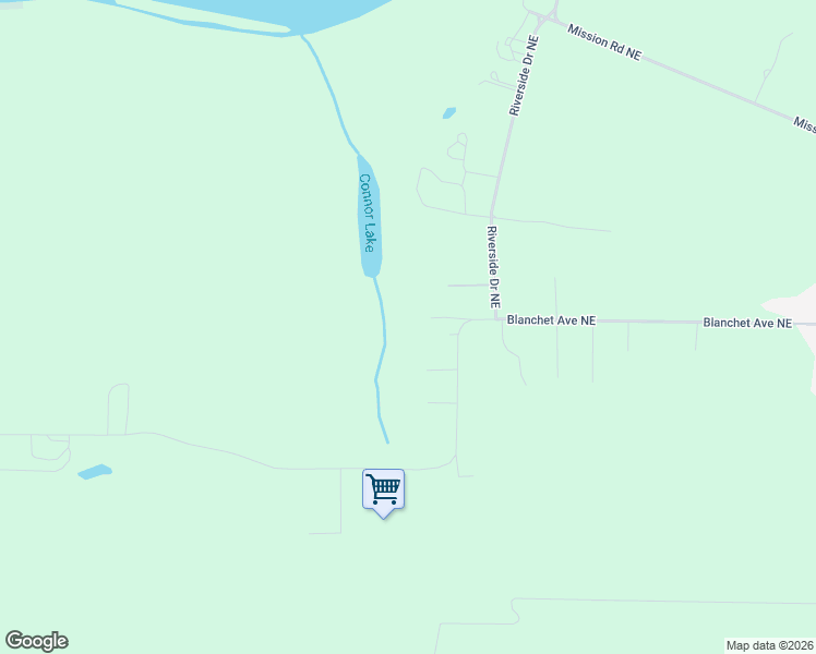 map of restaurants, bars, coffee shops, grocery stores, and more near 3267 Horseshoe Lake Rd NE in St Paul