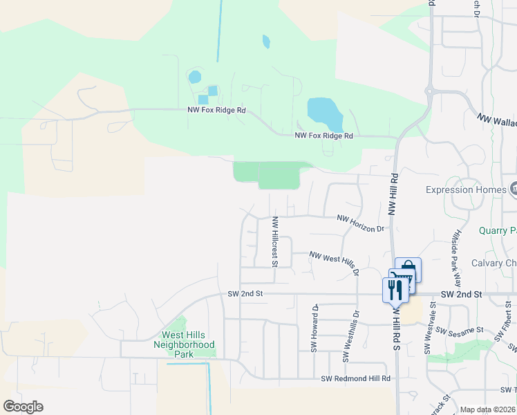 map of restaurants, bars, coffee shops, grocery stores, and more near 684 Northwest Mount Mazama Street in McMinnville