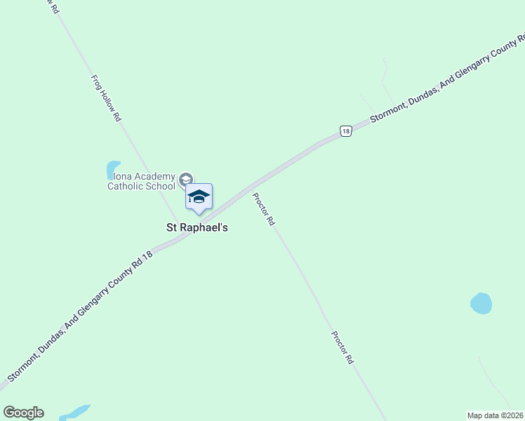 map of restaurants, bars, coffee shops, grocery stores, and more near 4768 Proctor Road in Williamstown