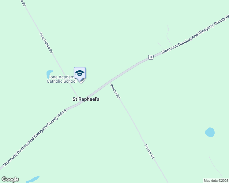 map of restaurants, bars, coffee shops, grocery stores, and more near 4768 Proctor Road in Williamstown