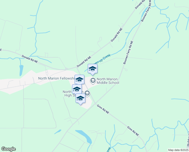 map of restaurants, bars, coffee shops, grocery stores, and more near 20246 Grim Road Northeast in Aurora
