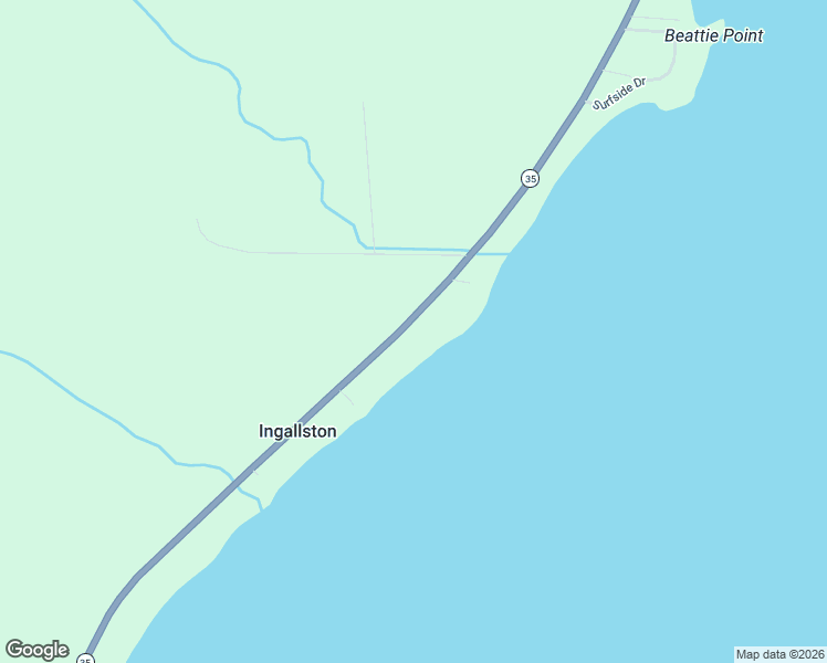 map of restaurants, bars, coffee shops, grocery stores, and more near N2840 Michigan 35 in Menominee