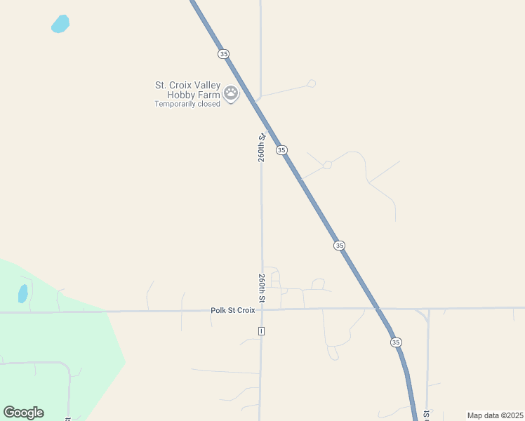 map of restaurants, bars, coffee shops, grocery stores, and more near 34 260th Street in Osceola