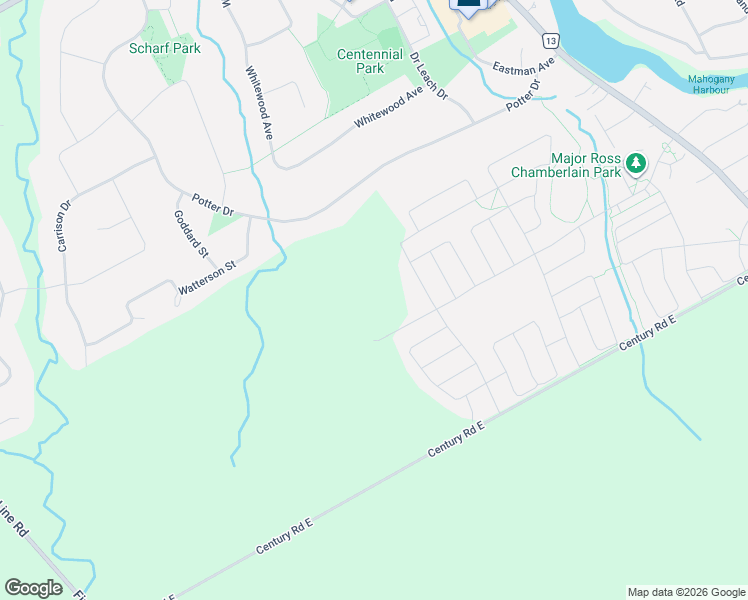 map of restaurants, bars, coffee shops, grocery stores, and more near 205 Beachburg Lane in Ottawa