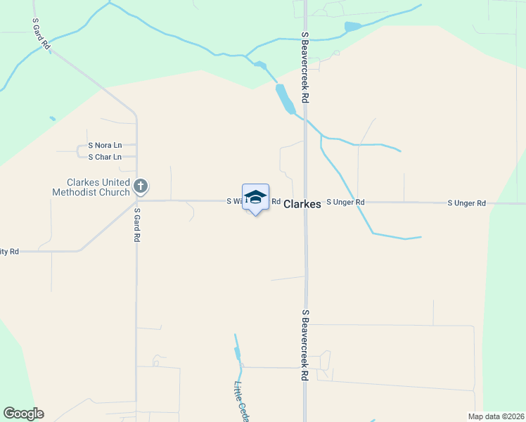 map of restaurants, bars, coffee shops, grocery stores, and more near 19100 South Windy City Road in Mulino