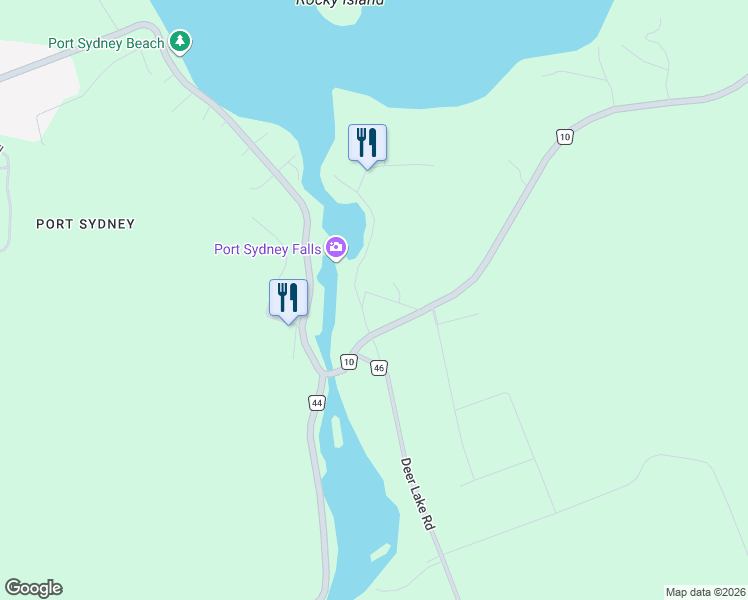 map of restaurants, bars, coffee shops, grocery stores, and more near 40 Falls View Road in Huntsville