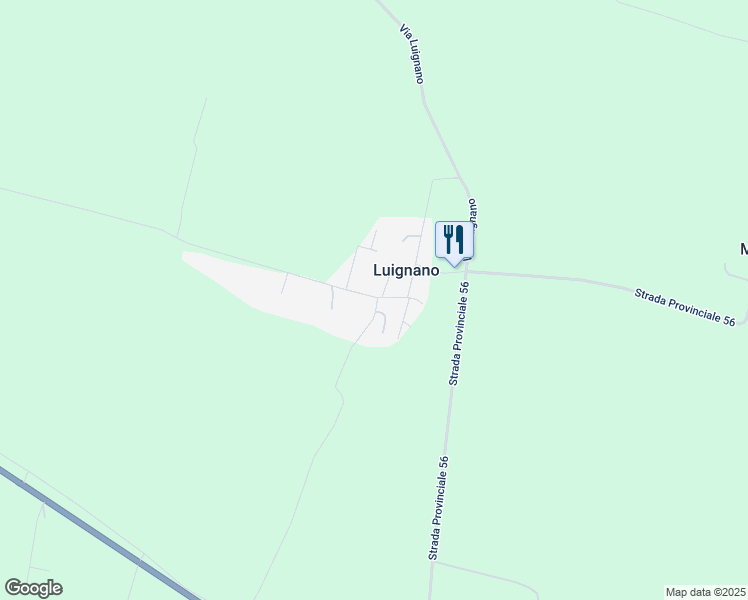map of restaurants, bars, coffee shops, grocery stores, and more near 2 Via Maggiore in Luignano
