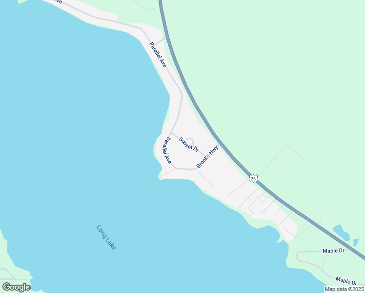 map of restaurants, bars, coffee shops, grocery stores, and more near 18200-18298 Sunset Drive in Alpena