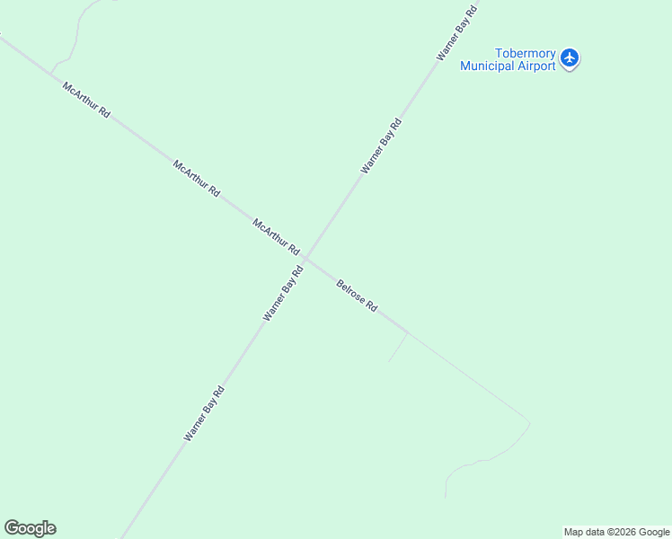 map of restaurants, bars, coffee shops, grocery stores, and more near 1-21 Belrose Road in Tobermory