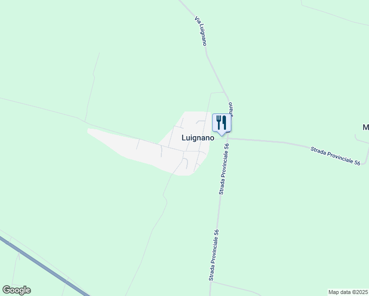 map of restaurants, bars, coffee shops, grocery stores, and more near 2 Via Maggiore in Luignano