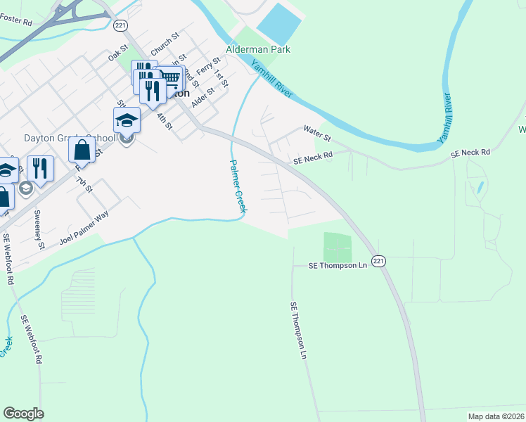 map of restaurants, bars, coffee shops, grocery stores, and more near 109 Norris Court in Dayton