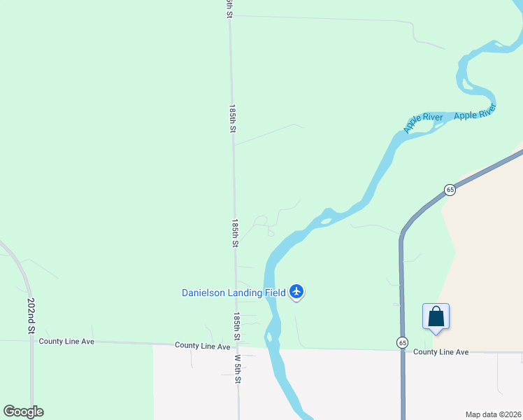 map of restaurants, bars, coffee shops, grocery stores, and more near 1841 3rd Avenue in Star Prairie