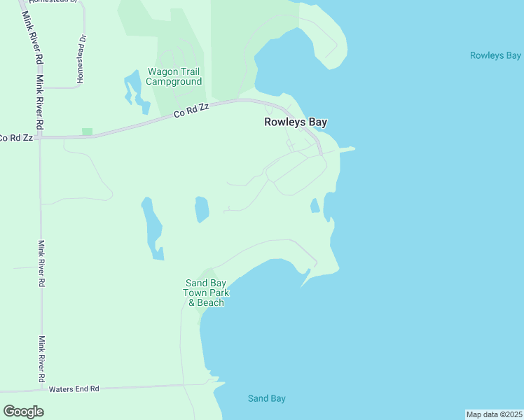 map of restaurants, bars, coffee shops, grocery stores, and more near 1110 Wagon Trail in Ellison Bay