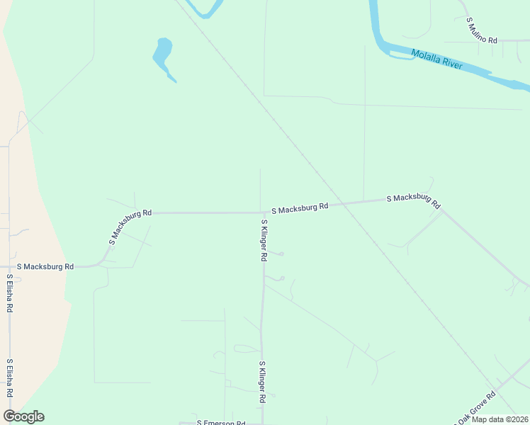 map of restaurants, bars, coffee shops, grocery stores, and more near 11801 South Macksburg Road in Canby