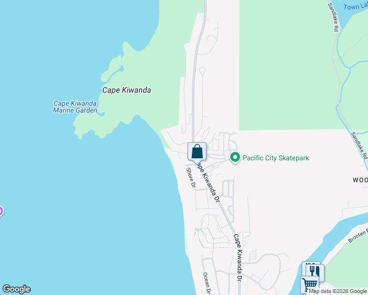 map of restaurants, bars, coffee shops, grocery stores, and more near 33000 Cape Kiwanda Drive in Cloverdale