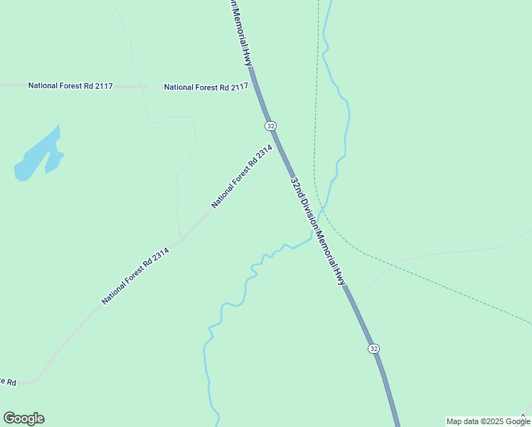 map of restaurants, bars, coffee shops, grocery stores, and more near 14885 Wisconsin 32 in Mountain