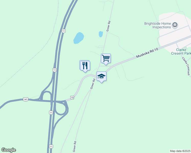 map of restaurants, bars, coffee shops, grocery stores, and more near 440 Greer Road in Huntsville