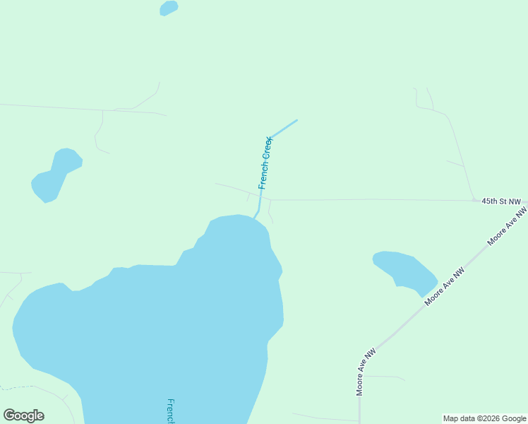 map of restaurants, bars, coffee shops, grocery stores, and more near 13015 45th Street Northwest in Annandale