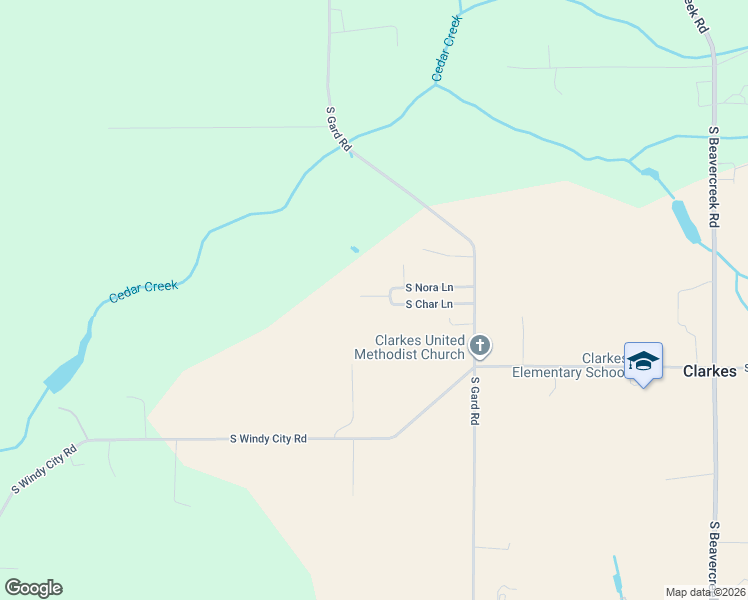 map of restaurants, bars, coffee shops, grocery stores, and more near 18444 South Laura Lane in Mulino