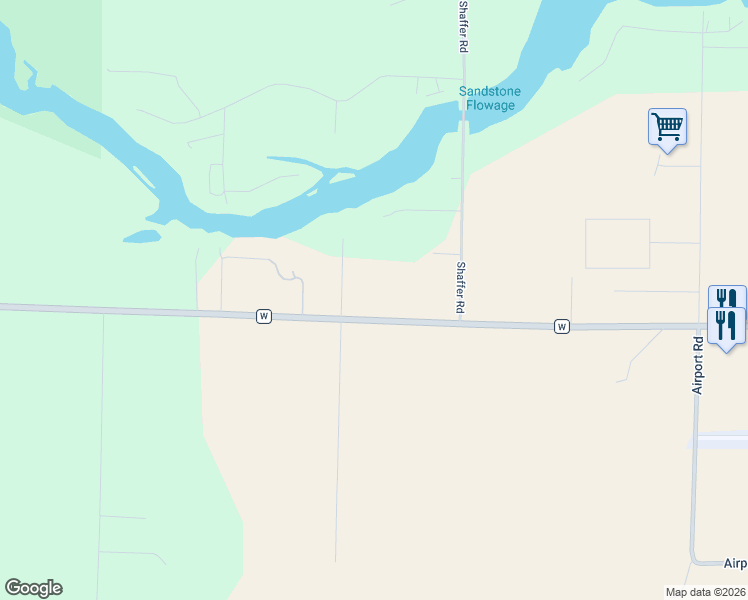 map of restaurants, bars, coffee shops, grocery stores, and more near W9862 County Highway W in Crivitz