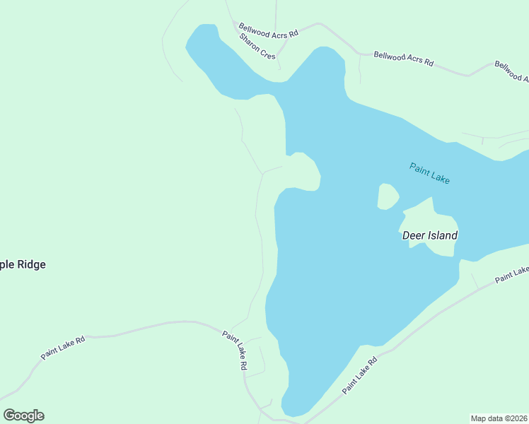 map of restaurants, bars, coffee shops, grocery stores, and more near 1066 Inawendawin Road in Baysville