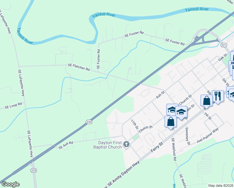 map of restaurants, bars, coffee shops, grocery stores, and more near 5325 Edelweiss Street in Dayton