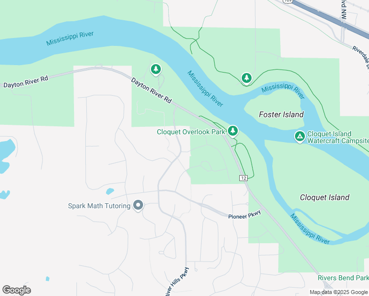 map of restaurants, bars, coffee shops, grocery stores, and more near 14702 River Hills Parkway in Dayton