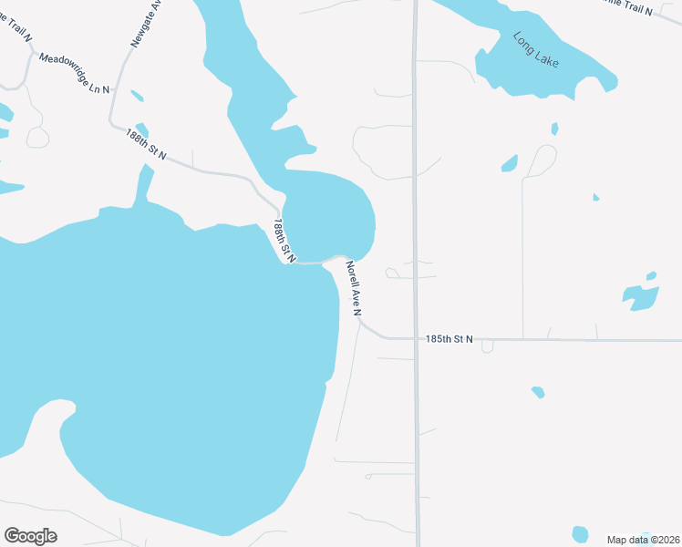 map of restaurants, bars, coffee shops, grocery stores, and more near 18650 Norell Avenue North in Scandia