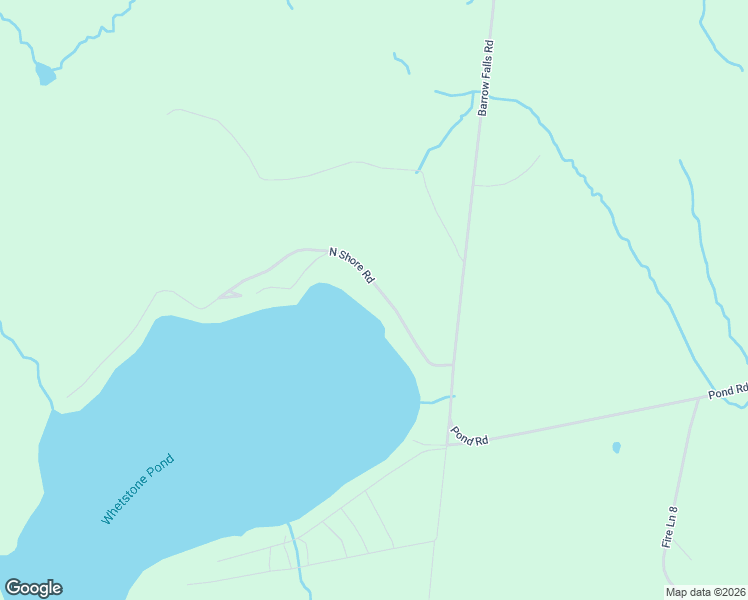 map of restaurants, bars, coffee shops, grocery stores, and more near 8 North Shore Road in Blanchard